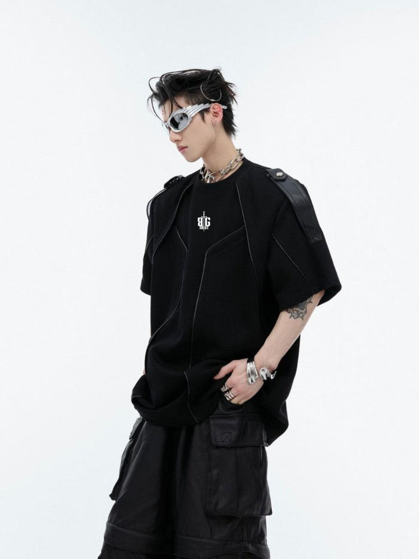 Reinforced Stitch Shoulder Strap Tee