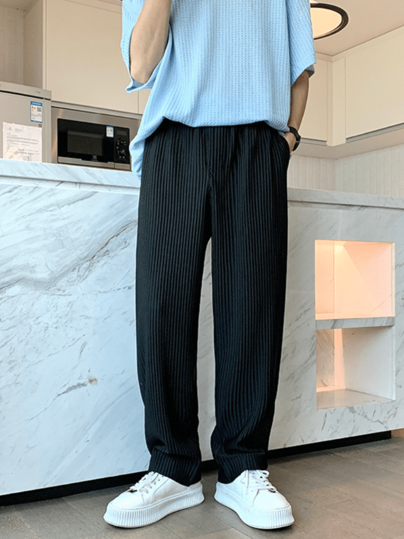Ribbed Oversized Pants
