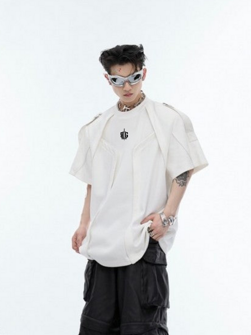 Reinforced Stitch Shoulder Strap Tee